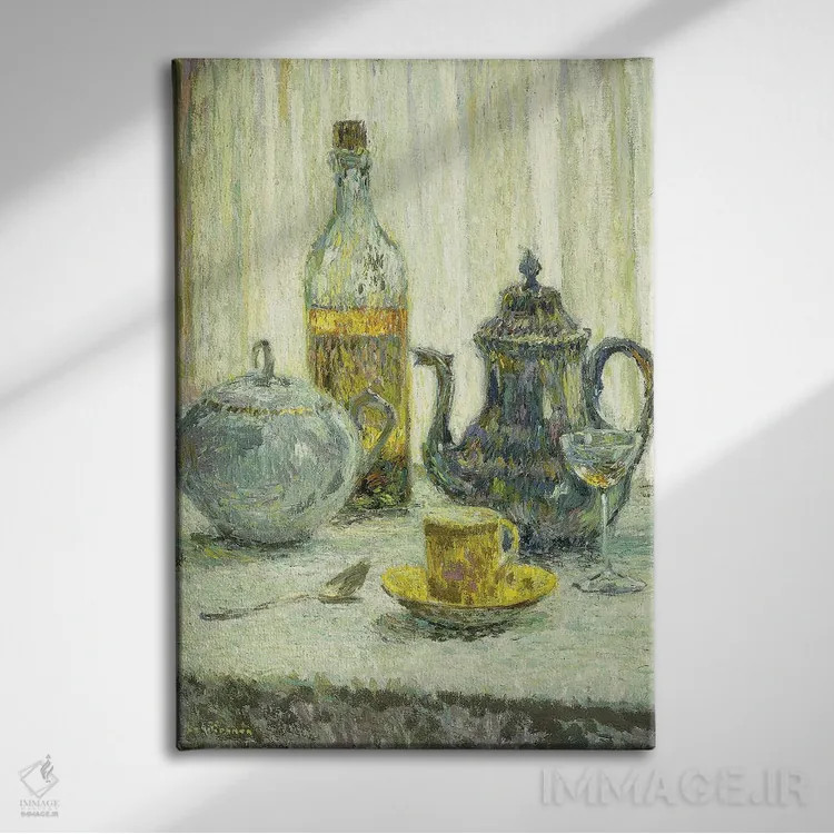 تابلو طبیعت بیجان، ۱۹۱۷ اثر آنری اوژن اوگوستین لو سیدانر - نمای روبهرو روی دیوار