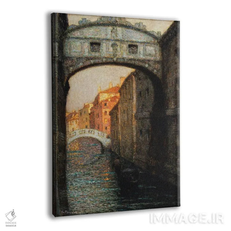 تابلو ونیز (ایتالیا) اثر آنری اوژن اوگوستین لو سیدانر - نمای پرسپکتیو محصول