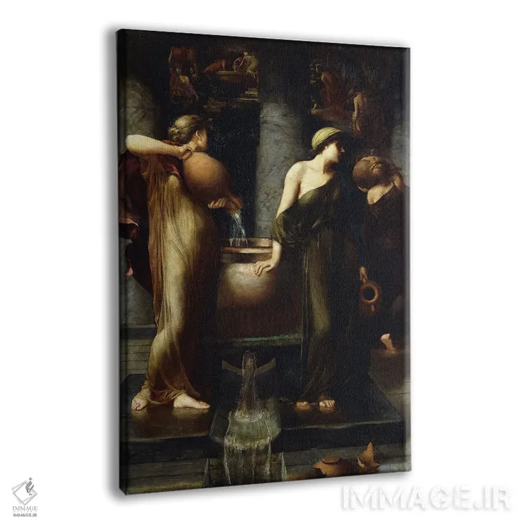 تابلو 1878,تلاش دانائیدها، ۱۸۷۸ (افسانه یونانی) اثر جان راینهارد وگلون - نمای پرسپکتیو محصول