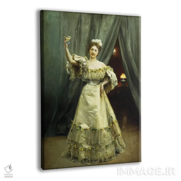 تابلو 1896,پایکوبی (به افتخار) ، ۱۸۹۶ اثر جولیوس لبلان استوارت - نمای پرسپکتیو محصول