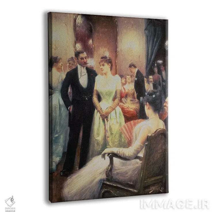 تابلو در مهمانی رقص اثر جولیوس لبلان استوارت - نمای پرسپکتیو محصول