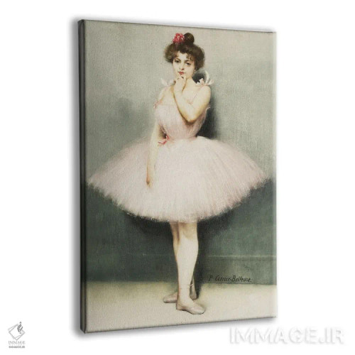 تابلو کلمباین (شخصیت یا گل) اثر پیر کاریه-بلوُز - نمای پرسپکتیو محصول