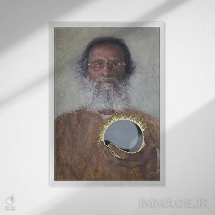 تابلو 2016,اینجا هستی، ۲۰۱۶ اثر انگوس همپل - نمای قابدار سفید