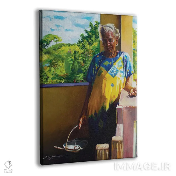 تابلو 2018,آبولا، ۲۰۱۸ (مادربزرگ اسپانیایی) اثر کالین بوتمن - نمای پرسپکتیو محصول