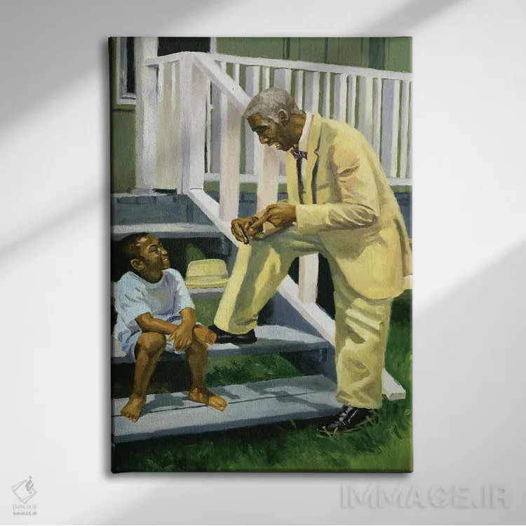 تابلو 2000,تمام چیزی که باید بدانی، ۲۰۰۰ اثر کالین بوتمن - نمای روبهرو روی دیوار