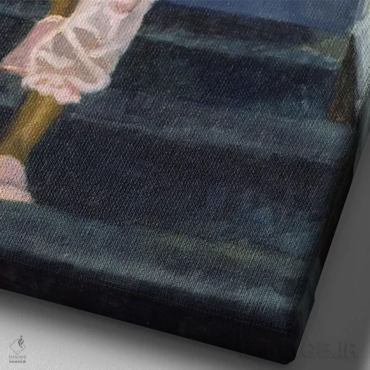 تابلو 1998,۶:۱۳، ۱۹۹۸ اثر کالین بوتمن - نمای نزدیک بافت بوم