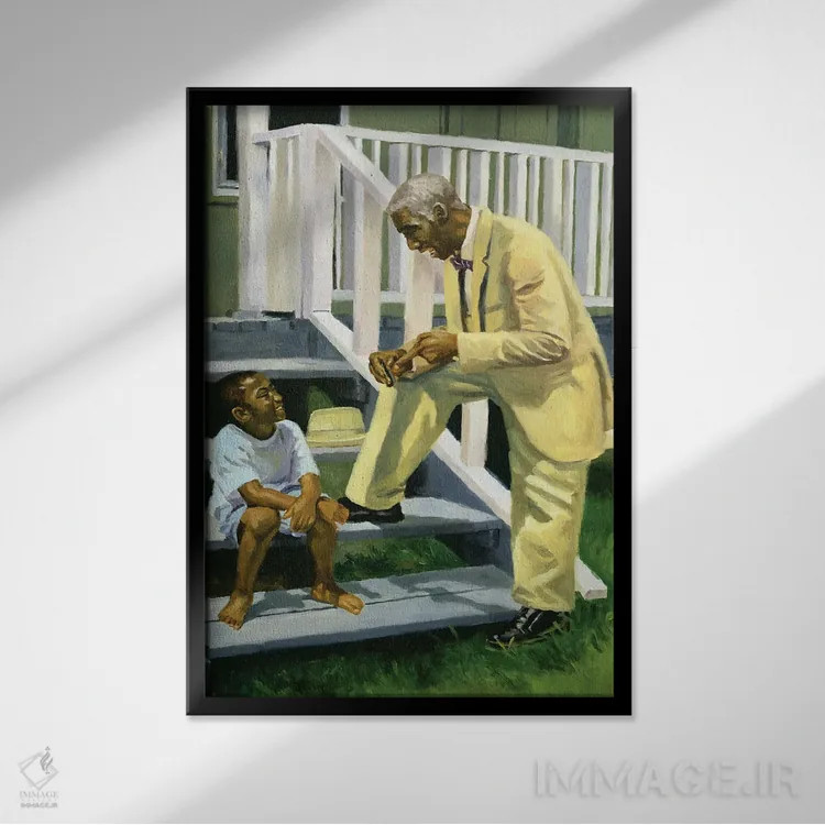 تابلو 2000,تمام چیزی که باید بدانی، ۲۰۰۰ اثر کالین بوتمن - نمای قابدار مشکی