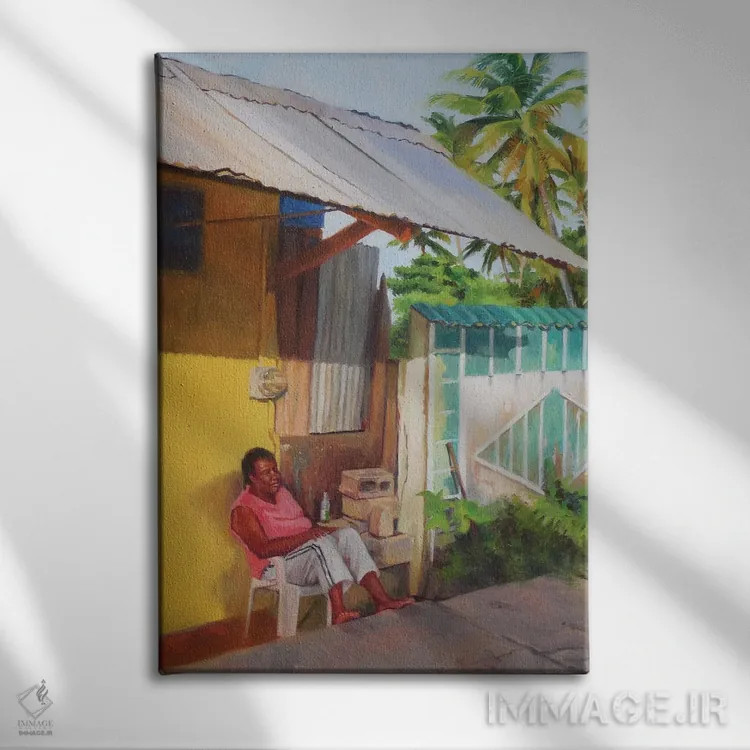 تابلو 2016,روز سیب J، ۲۰۱۶ (ابهام دارد) اثر کالین بوتمن - نمای روبهرو روی دیوار