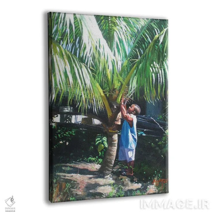 تابلو سایهٔ نارگیل، ۲۰۱۴ اثر کالین بوتمن - نمای پرسپکتیو محصول