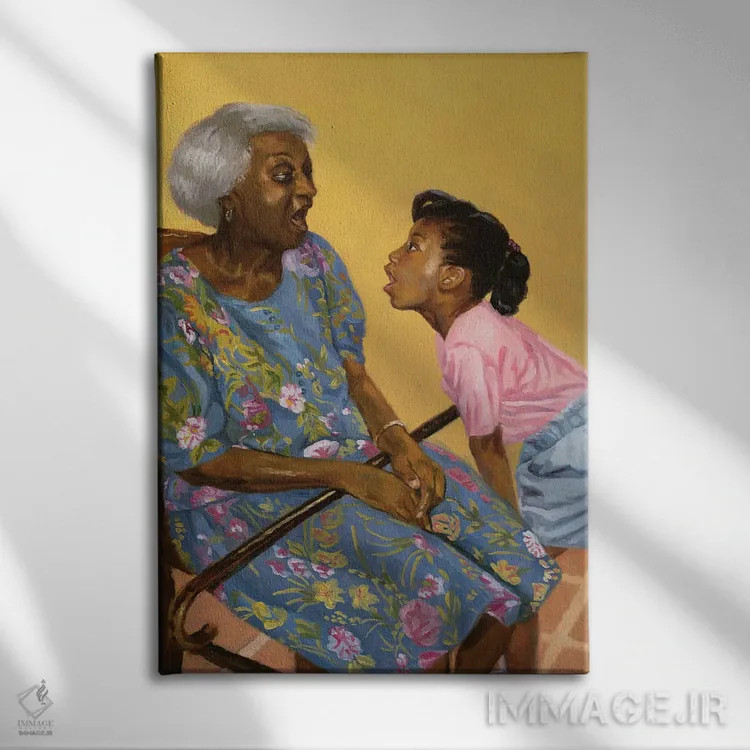 تابلو هوو! ۱۹۹۸ اثر کالین بوتمن - نمای روبهرو روی دیوار