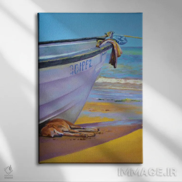 تابلو بهشدت خسته، ۲۰۲۰ اثر کالین بوتمن - نمای روبهرو روی دیوار