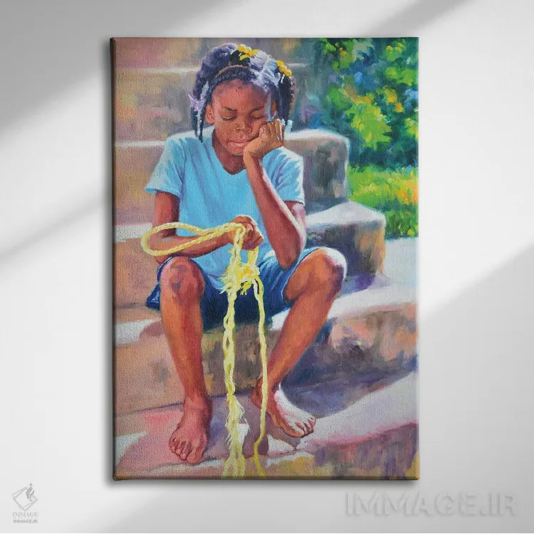 تابلو به پایان تحملم رسیده، ۲۰۲۰ اثر کالین بوتمن - نمای روبهرو روی دیوار