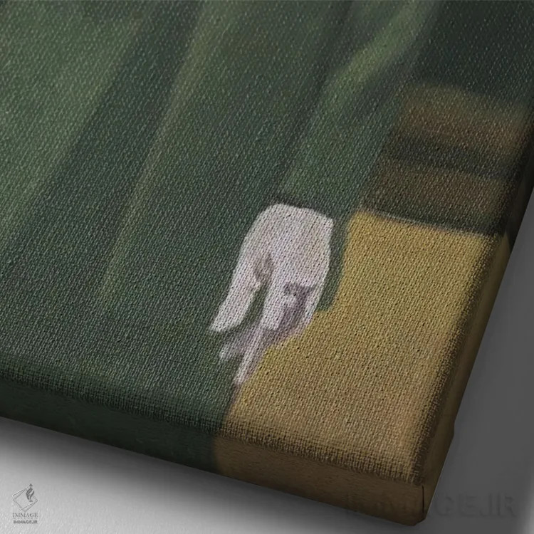 تابلو معلم، ۲۰۰۱ اثر کالین بوتمن - نمای نزدیک بافت بوم