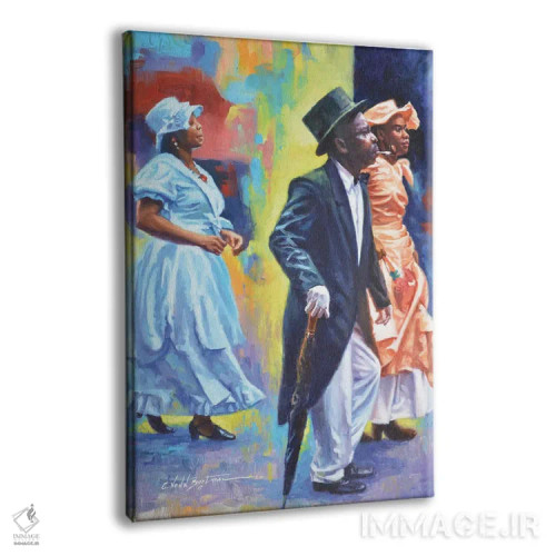 تابلو مهمانی عروسی، ۲۰۱۷ اثر کالین بوتمن - نمای پرسپکتیو محصول