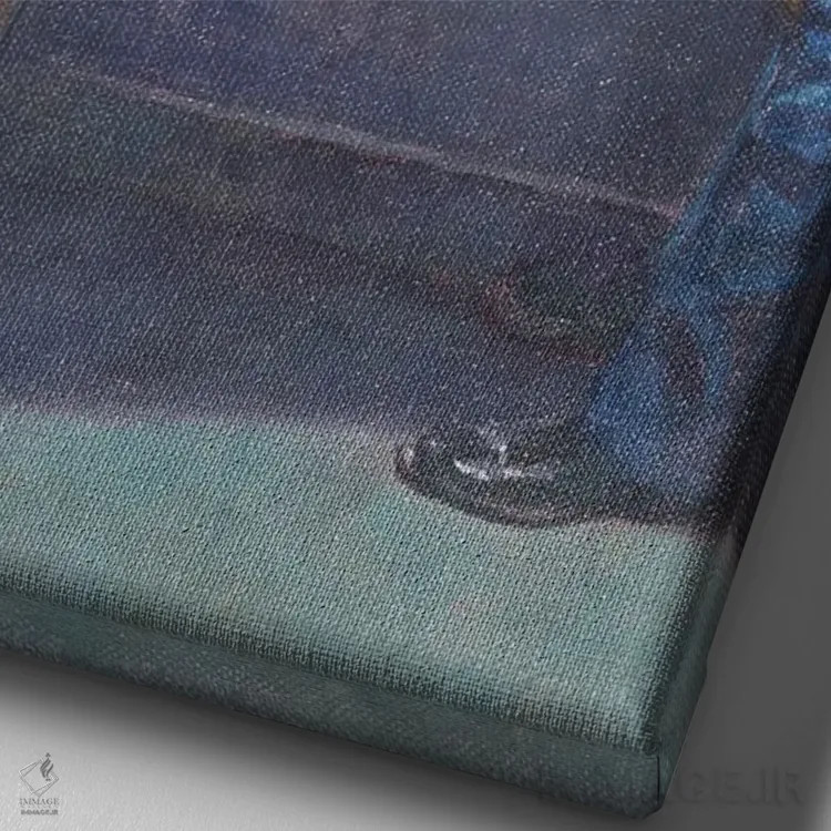 تابلو آنگونه که اوضاع بود، ۲۰۰۱ اثر کالین بوتمن - نمای نزدیک بافت بوم