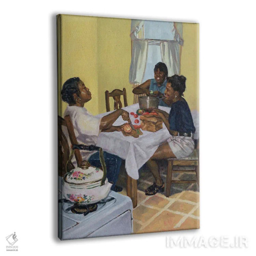 تابلو گفتوگوی پخته و چاشنیدار، ۱۹۹۸ اثر کالین بوتمن - نمای پرسپکتیو محصول