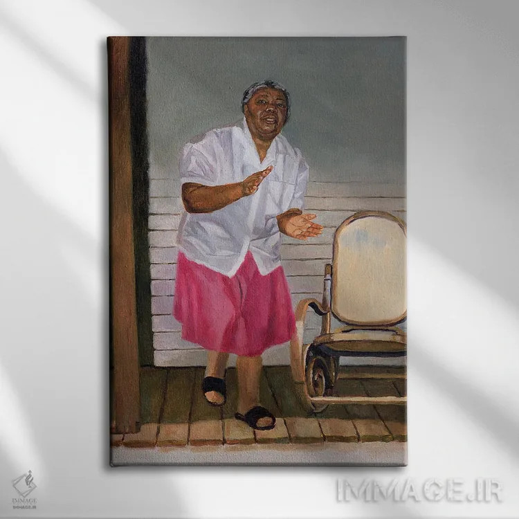 تابلو وقتی آن احساس را پیدا میکنم، ۲۰۰۰ اثر کالین بوتمن - نمای روبهرو روی دیوار