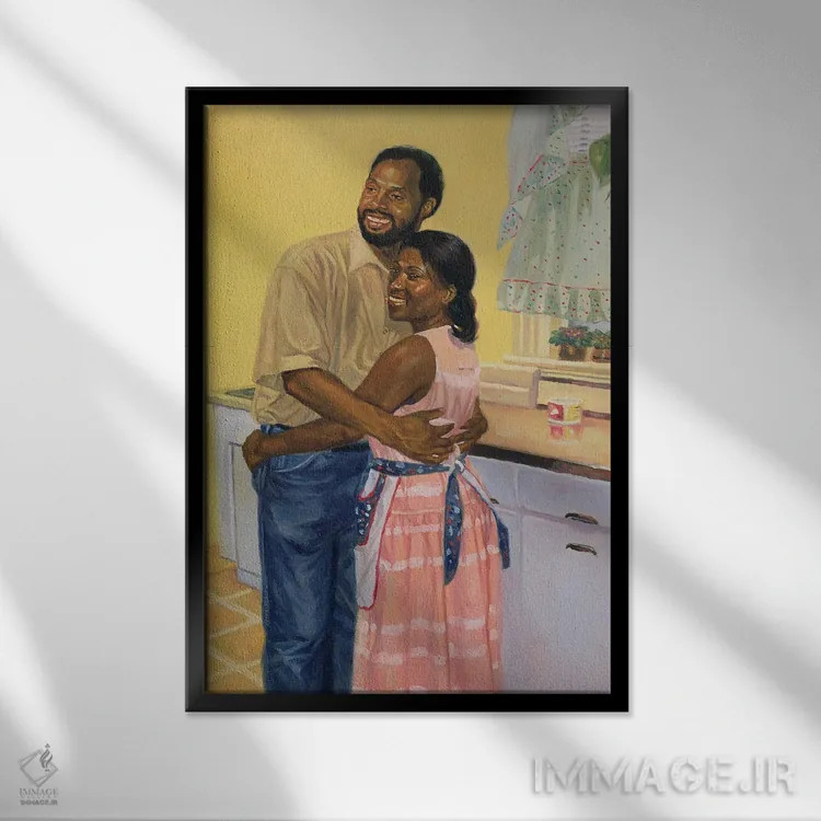 تابلو خوب عمل کردهایم، ۱۹۹۸ اثر کالین بوتمن - نمای قابدار مشکی