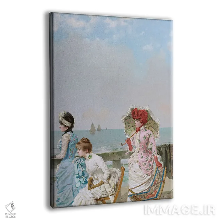 تابلو ظهر در دریا، ۱۸۸۴ اثر ویتو ریـو ماتئو کورکوس (نقاش ایتالیایی) - نمای پرسپکتیو محصول