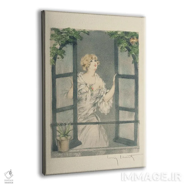 تابلو چهار فصل: بهار، حدود ۱۹۲۸ اثر لوئیس ایکارت - نمای پرسپکتیو محصول