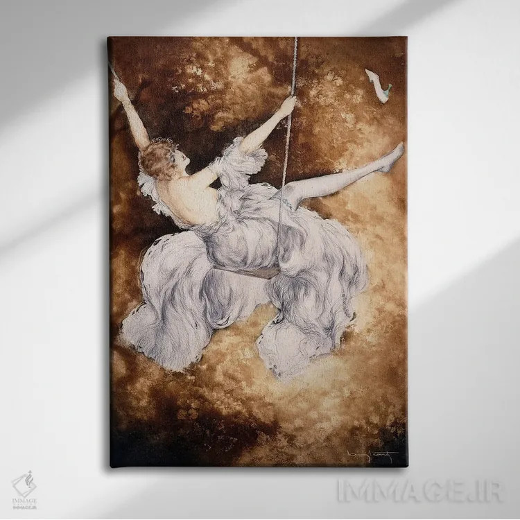 تابلو تاب اثر لوئیس ایکارت - نمای روبهرو روی دیوار