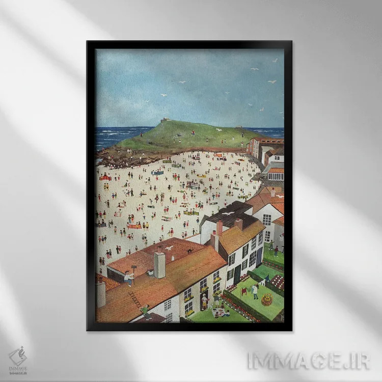 تابلو منظره از گالری تیت، سنت آیوز اثر جودی جوئل - نمای قابدار مشکی