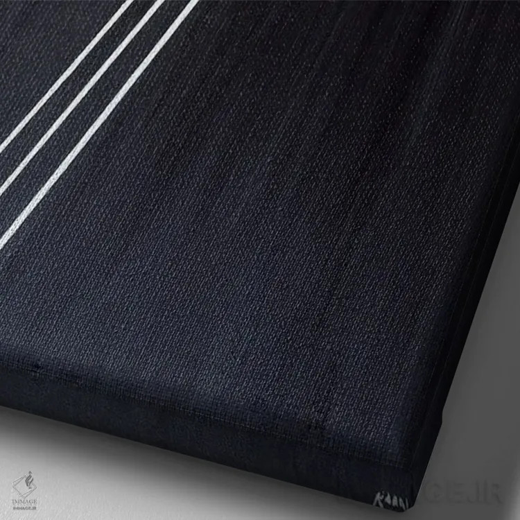 تابلو در حال اوج (موسیقی) اثر کاریا موچرهرا - نمای نزدیک بافت بوم