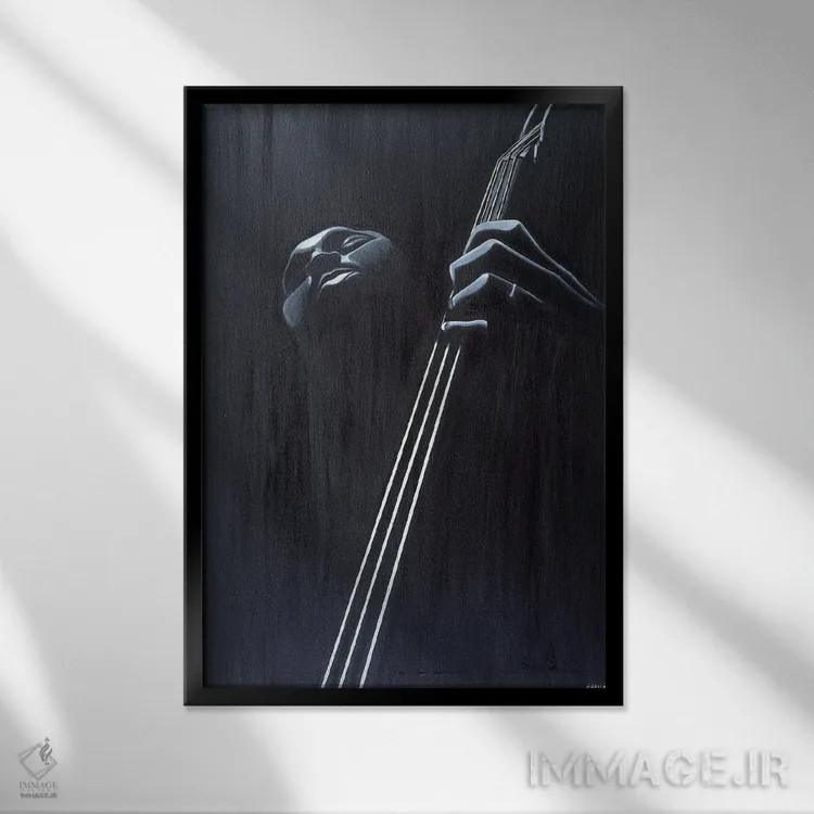 تابلو در حال اوج (موسیقی) اثر کاریا موچرهرا - نمای قابدار مشکی