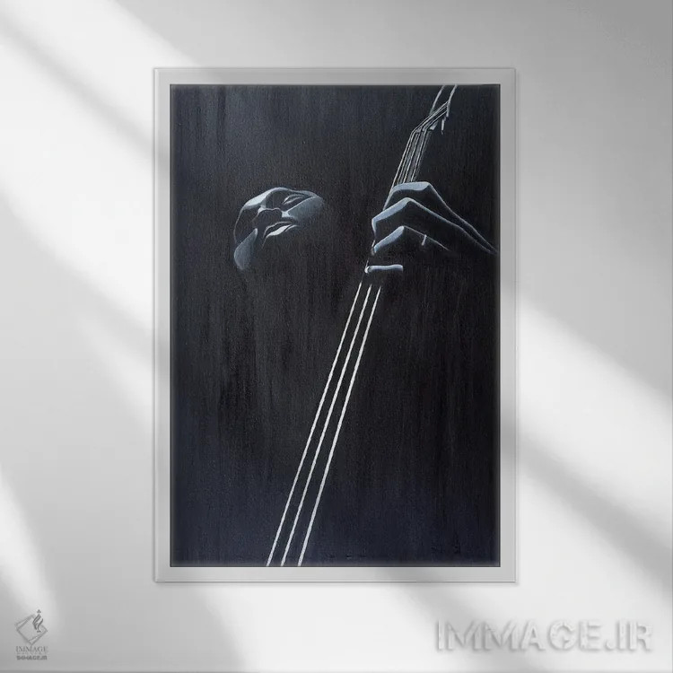 تابلو در حال اوج (موسیقی) اثر کاریا موچرهرا - نمای قابدار سفید