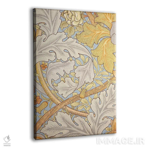 تابلو طرح کاغذدیواری سن جیمز اثر ویلیام موریس (طراح و هنرمند بریتانیایی) - نمای پرسپکتیو محصول