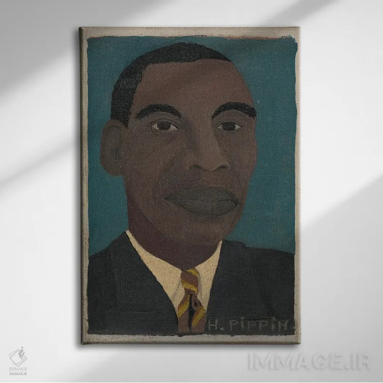 تابلو خودنگاره دوم اثر هوریس پیپین - نمای روبهرو روی دیوار