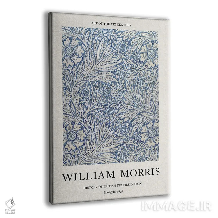 تابلو گل همیشهبهار، ۱۸۷۵ اثر ویلیام موریس (طراح و هنرمند بریتانیایی) - نمای پرسپکتیو محصول