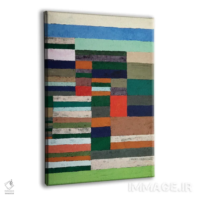 تابلو ارتفاعسنجی اختصاصی خطوط راهراه اثر پل کله - نمای پرسپکتیو محصول