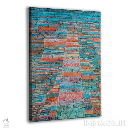 تابلو جادهٔ اصلی و راههای فرعی اثر پل کله - نمای پرسپکتیو محصول