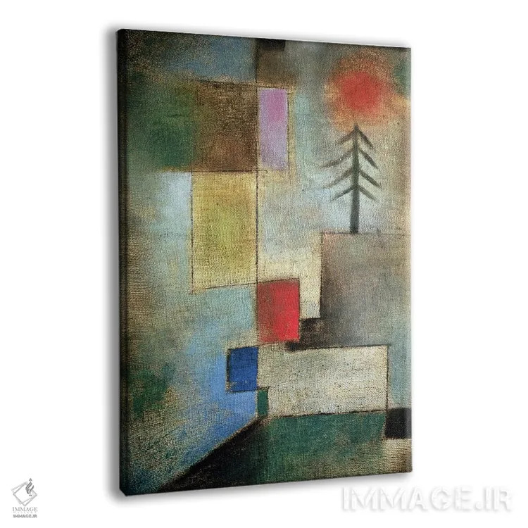 تابلو تصویر کوچک از درختان کاج، ۱۹۲۲ (شماره ۱۷۶) اثر پل کله - نمای پرسپکتیو محصول