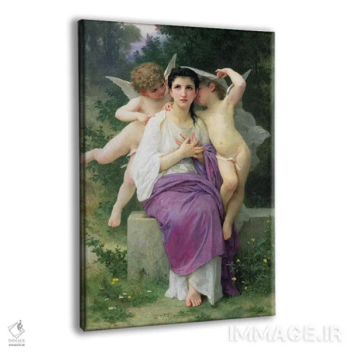 تابلو بیداری قلب، ۱۸۹۲ اثر ویلیام-آدولف بوگرئو (نقاش آکادمیک فرانسوی) - نمای پرسپکتیو محصول