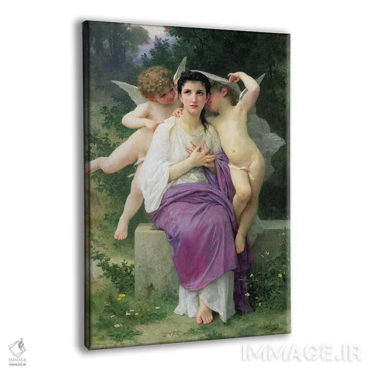 تابلو بیداری قلب، ۱۸۹۲ اثر ویلیام-آدولف بوگرئو (نقاش آکادمیک فرانسوی) - نمای پرسپکتیو محصول