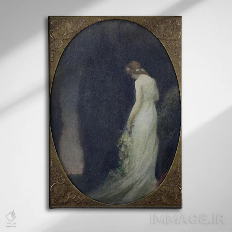 تابلو غروب، ۱۹۱۱ اثر گابریل ژوزف ماری اوگوستین فریه (نقاش فرانسوی) - نمای روبهرو روی دیوار