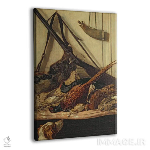 تابلو غنائم شکار، ۱۸۶۲ اثر کلود مونه (نقاش معروف فرانسوی) - نمای پرسپکتیو محصول
