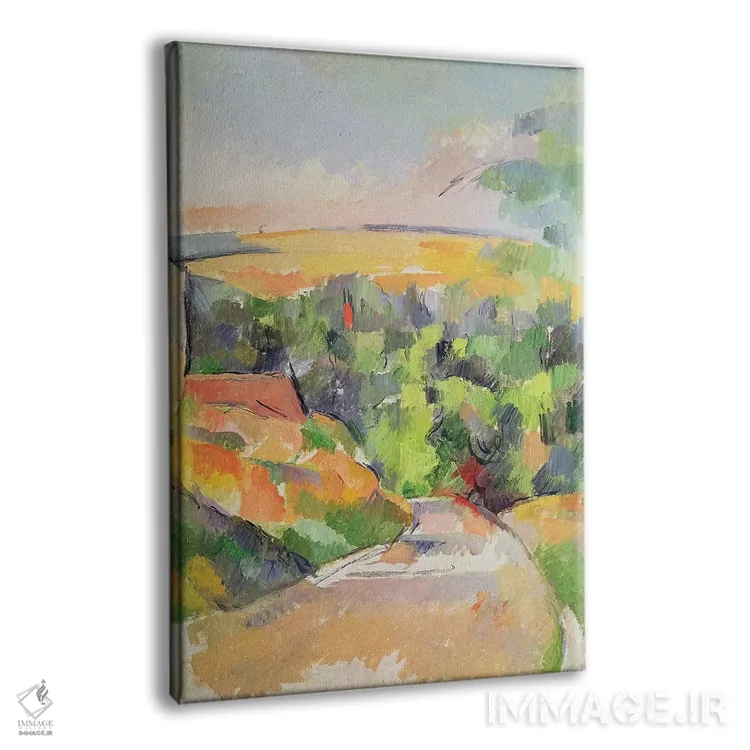 تابلو پیچ جاده، ۱۹۰۰-۰۶ اثر پل سزان - نمای پرسپکتیو محصول