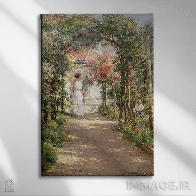 تابلو تابستان، ۱۹۱۸ اثر ویلیام کی بلکلاک - نمای روبهرو روی دیوار