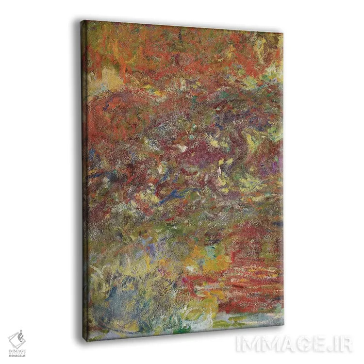 تابلو 1918-24,پل ژاپنی، ۱۹۱۸ تا ۱۹۲۴ اثر کلود مونه (نقاش معروف فرانسوی) - نمای پرسپکتیو محصول