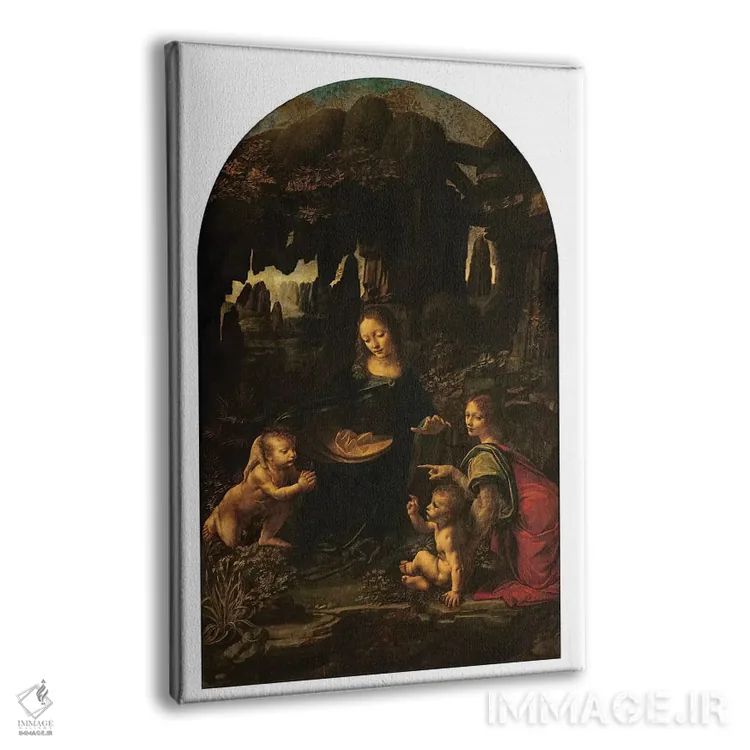 تابلو c.1478,مدونای صخرهها، حدود ۱۴۷۸ اثر لئوناردو داوینچی (نقاش و مخترع ایتالیایی) - نمای پرسپکتیو محصول