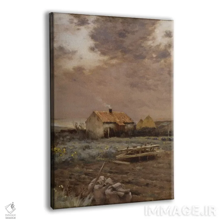 تابلو c.1880,منظره، حدود ۱۸۸۰ اثر ژان شارل کازن - نمای پرسپکتیو محصول