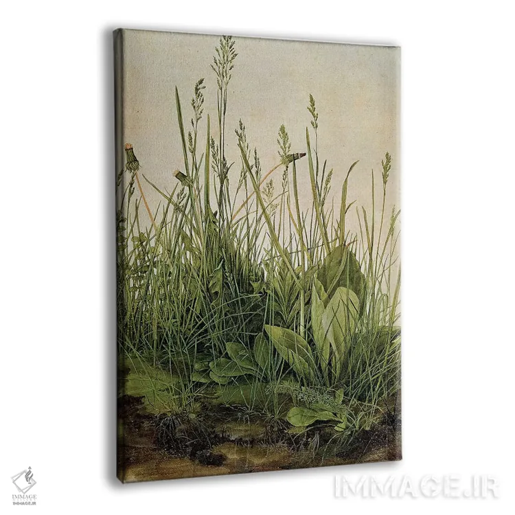 تابلو 1503,تکه چمن بزرگ، ۱۵۰۳ اثر آلبریشت دورر (نقاش آلمانی) - نمای پرسپکتیو محصول