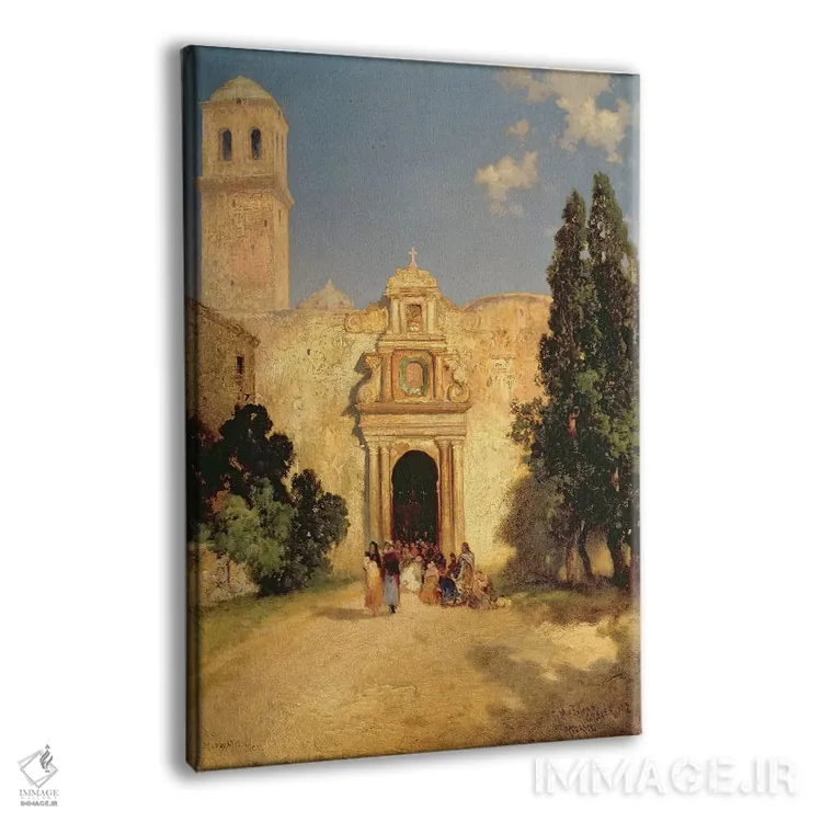 تابلو ماراواتیو، مکزیک، ۱۹۱۲ اثر توماس موران (نقاش منظره آمریکایی) - نمای پرسپکتیو محصول