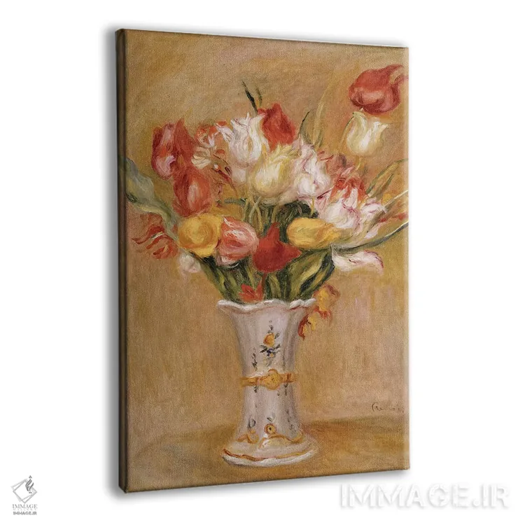 تابلو لالهها اثر پیر-اوگوست رنوار - نمای پرسپکتیو محصول