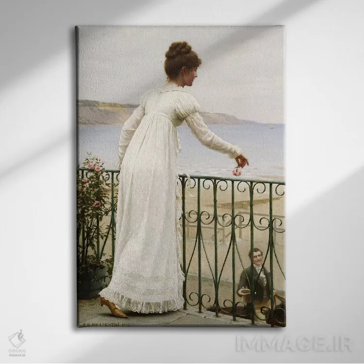 تابلو مرحمت، ۱۸۹۸ اثر ادموند بلر لیتون - نمای روبهرو روی دیوار