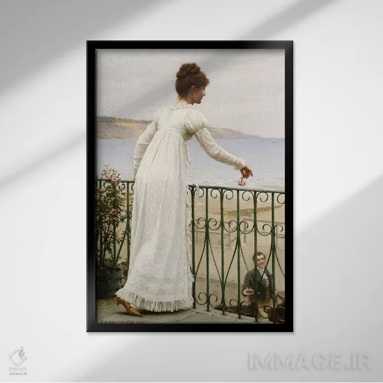 تابلو مرحمت، ۱۸۹۸ اثر ادموند بلر لیتون - نمای قابدار مشکی