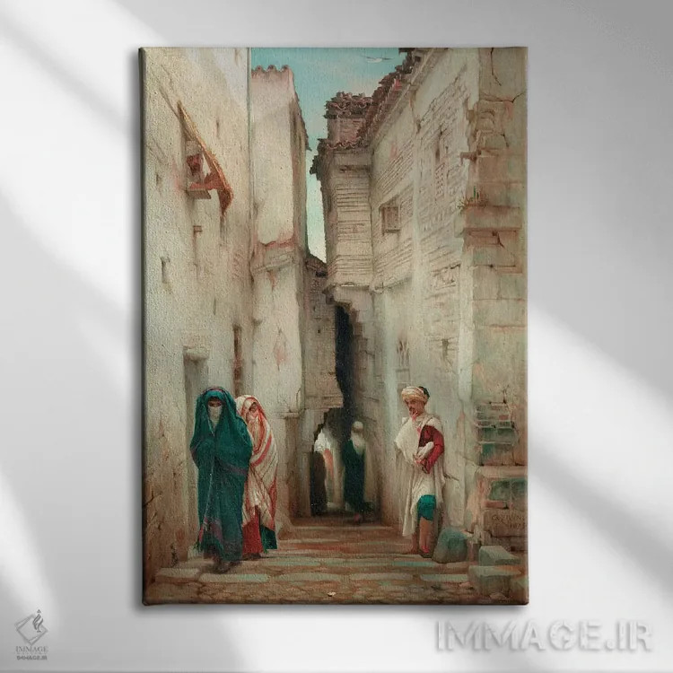 تابلو دوستدار پنهان، ۱۸۷۳ اثر گیوم شارل برون - نمای روبهرو روی دیوار